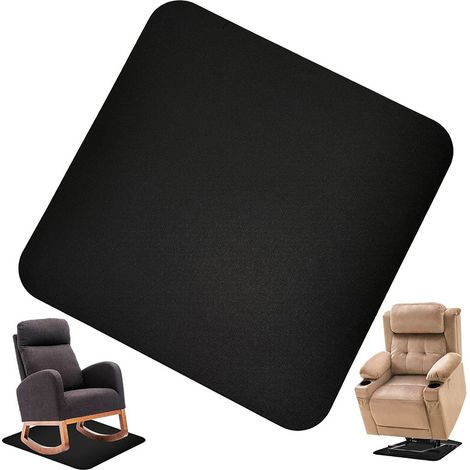Coussinet antidérapant carré pour fauteuil inclinable, protecteur de sol en bois dur EVA, coussinet antidérapant pour meubles utilisé pour empêcher les meubles de glisser. (1/5)