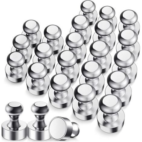 Aimant Puissant, Aimants, 12x16mm Aimant Frigo Extrêmement Puissant, Plaque Magnétique, Mini Aimant Portable (24 Pièces) (1/5)