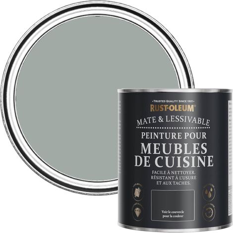 Peinture Grise pour Meubles de Cuisine, Finition Mate - Gris Urbain 750ml (1/5)