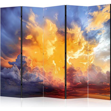Dekorativer paravent artgeist stoff warm 225x172 cm 3 paneele