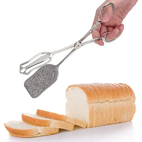 Pince à pain éto en alliage de zinc pou salade et gâteaux, tête caée (agentée) (1/4)