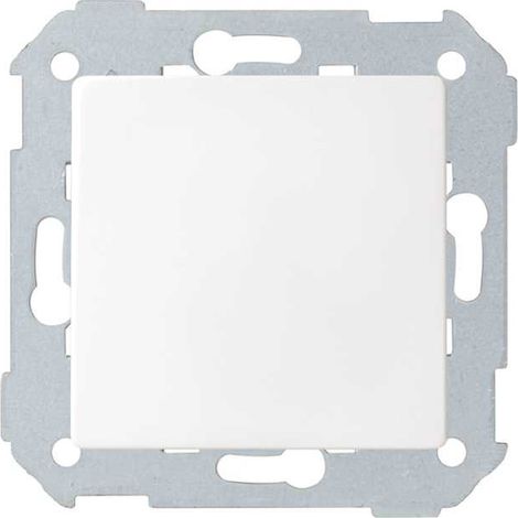 Simon 82 concept Conmutador 10AX + tecla blanco mate 8200201-090
