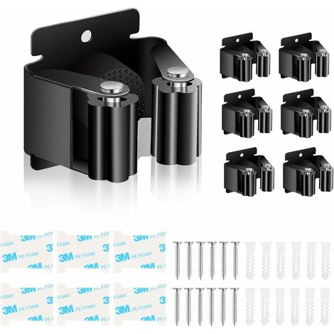 [NON UTILIZZATO] pezzi porta mocio, gancio per mocio da parete, porta mocio per bagno, cucina, giardino, garage, ufficio