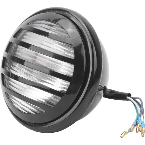 Phare rétro pour moto, lumière blanche, dissipation thermique rapide, haute transmission, compatible Honda (1/5)