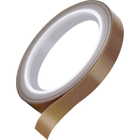 Ruban en téflon PTFE 13 mm x 15 m autocollant résistant à la chaleur sous vide (1/5)