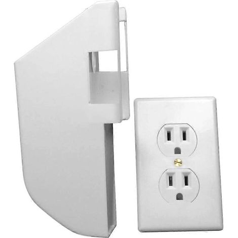 Versteckter, getarnter Steckdosen-Wandsafe, versteckter Staukasten aus Kunststoff, Wandsafe