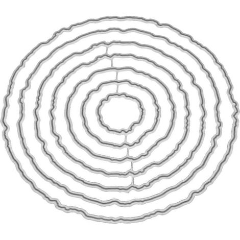 Kreisrahmen-Metallstanzschablone DIY Scrapbooking Album Stempel Papierkarte