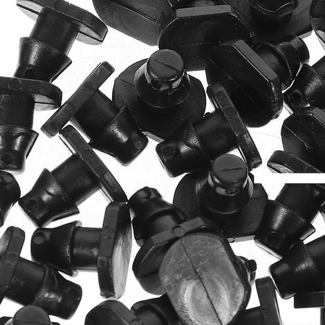 Bouchons d'extrémité d'irrigation goutte à goutte en plastique noir (400 pièces) (1/5)