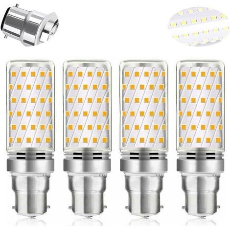 Ampoule LED Mais B22 16W Blanc Froid 6000K,Betterlife 1600LM, Équivalent Halogène B22 100W-120W, AC 230V, Ampoule B22 pour Garage/Studio, non-dimmable, lot de 4 [Classe énergétique A] zhuoxuan (1/5)