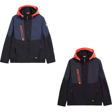 Diadora Utility Softshell Veste de travail softshell hybride - XXL - Blu (1/5)