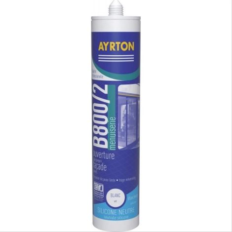 Mastic menuiserie silicone B 800 bronze - 24 cartouches de 300ml
