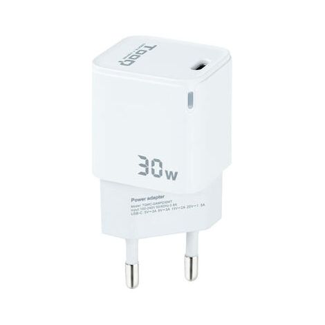 Cargador de Pared TooQ TQWC-GANPD30WT (1/4)