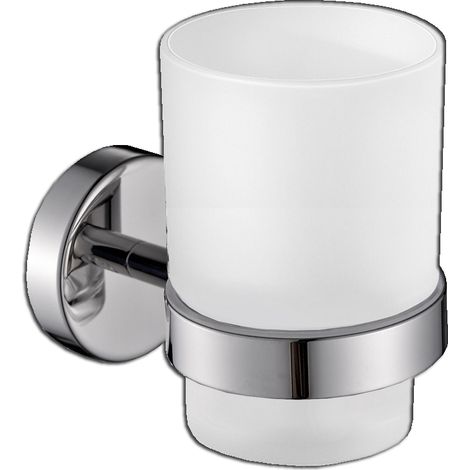 Portavasos PLUVIA PRO fabricado en cristal y acero inoxidable