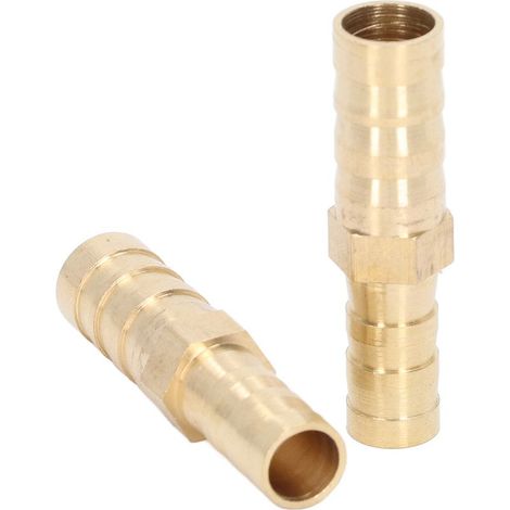 2 Pièces Réducteur Laiton Hexagonal, Raccord de Jonction 10mm à 8mm pour Tuyauterie (1/5)