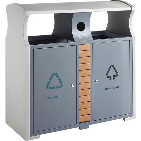 FRANKEL kaiserkraft, Poubelle de recyclage pour l'extérieur,