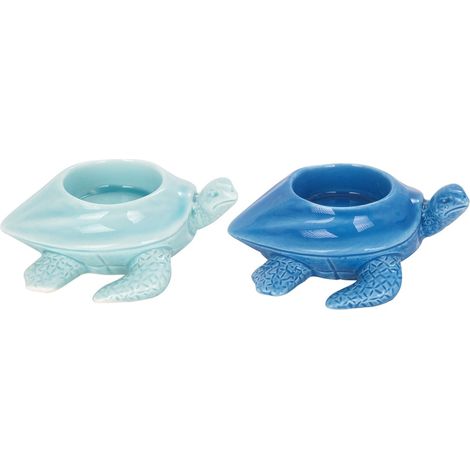 Signes Grimalt Vasi portacandele e portacandele 2U blu - 5x12x10 cm