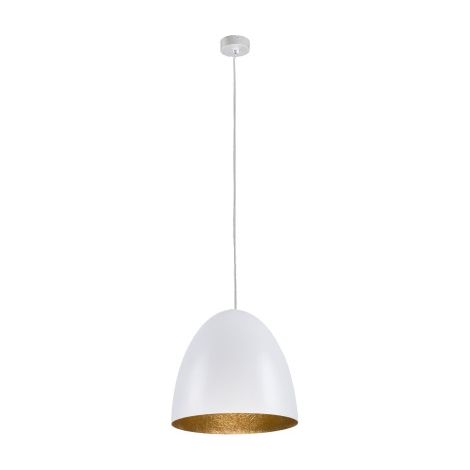 Lampada a sospensione EGG bianco/oro Ø39 Nowodvorski 9021