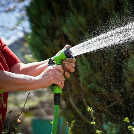 Pistolet d'Arrosage Multifonctions avec 7 Modes d'Arrosage - Idéal Entretien du Jardin (1/5)
