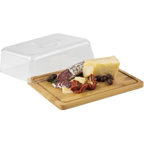 Vassoio pranzo aps bamboo tray resistente lavabile 24x18,5 cm