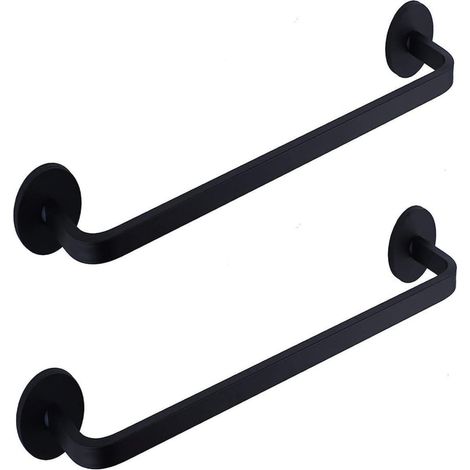 Barre À Serviettes Magnétique - Aluminium - Pour Réfrigérateur Poêle Évier Lave-Vaisselle - 33 cm - 2 Pièces (1/5)