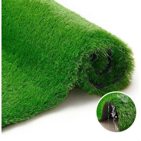 Natural Deluxe Gazon Artificiel 40 mm Gazon Synthétique Vert Moquette pour Jardin Balcons Terrasses Vérandas 200x100 (1/5)