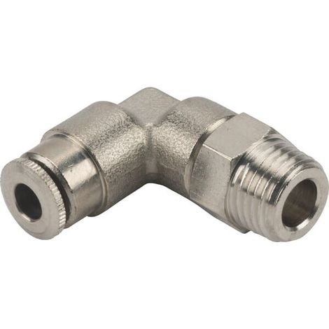 Conector r谩pido di谩metro 4mm 90掳 rotativo rosca macho M10x1 UNIVERSAL CLWSS4MK101