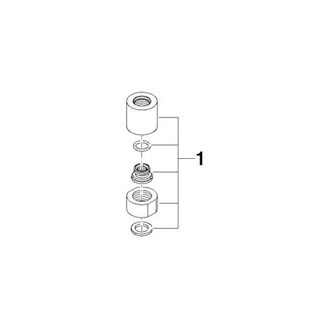 Dornbracht 90240308600-00 Nipples Pièce de rechange