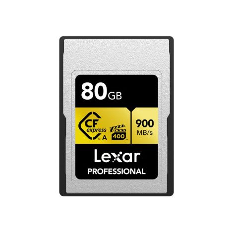 Autre carte mémoire Lexar LEXAR CARTE CFEXPRESS 80GO TYPE A GOLD (1/4)