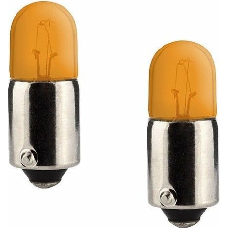 2x ampoule 12V 4W BA9S orange voiture moto lumière éclairage bricolage DIY tracteur (1/2)