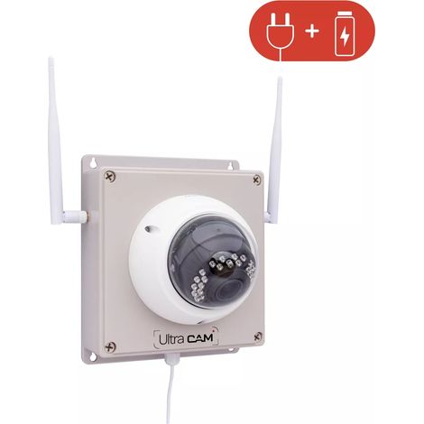 Contrôleur 4G (avec batterie) + Caméra 4K / Intelligente / Vision nocturne / Zoom 5X / IP66 / IK10 + Carte SD (UltraCAM) (1/5)