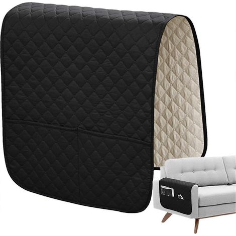 Les housses de rangement pour accoudoirs de canapé et de chaise sont robustes, durables, imperméables et polyvalentes. (1/5)