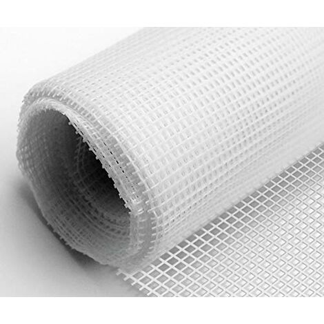 Schellenberg 57503 Rete Ricambio Tessuto in Fibra di Vetro 140 x 250 cm, Rotolo zanzariera da Tagliare a Misura, Bianco (1/4)