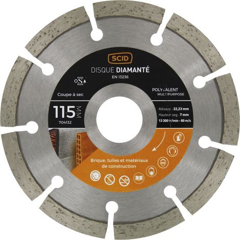 Disco Polivalente Materiali 115 22,23