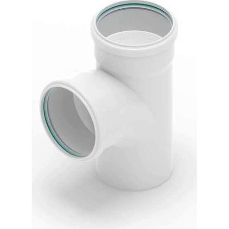 REHAU RAUPIANO PLUS Einfachabzweig DN 110/90, 87 Grad, max flow, 11002581001 (1/3)