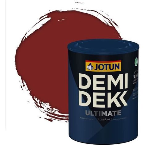 Peinture Bois - DEMI DEKK ULTIMATE - Lasure Opaque Satinée - RAL 3011 - 0,75L (1/2)
