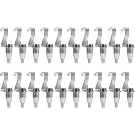 Crochets métalliques réglables pour cimaises, accessoires pour systèmes de suspension-AquaForge (1/5)