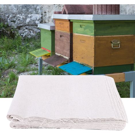 10 Stück Bienenstockabdeckungen aus Baumwolle, Isoliertuch für Bienenstöcke, Imkerausrüstung, Werkzeug (1/5)