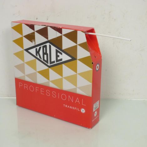 Rouleau de 50m gaine blanche standard petite Ø5 fil plat 26/10 (1/3)