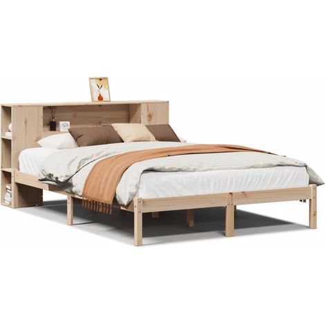 Maison Exclusive - Letto Libreria senza Materasso 135x190 cm in Legno di Pino