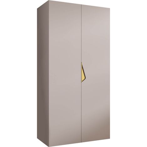 Armoire Hartford 618, Cachemire, 202x100x52cm, Portes d'armoire: Avec des charnières, Nombre d'étagères: 0 (1/5)