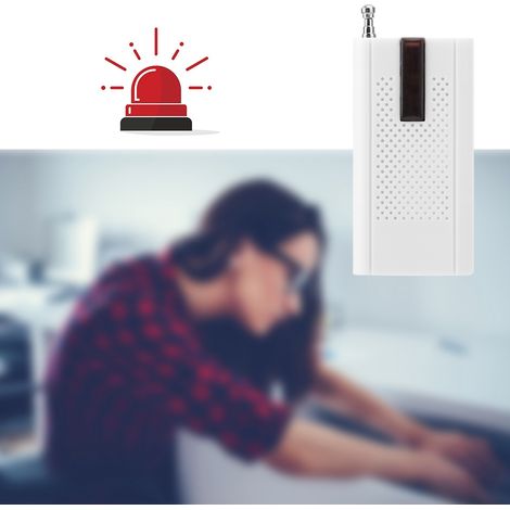 Détecteur d'Ouverture Porte Sans Fil 433 MHz pour Alarme Maison Sécurité (1/4)