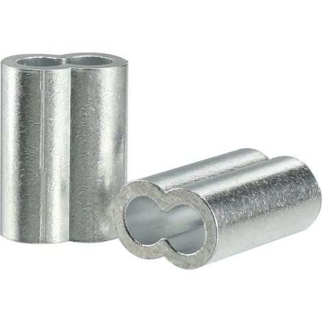 carte de sourcing 25 pièces 6 mm 15/64 pouce câble fil acier manchon clip boucle sertissage (1/5)