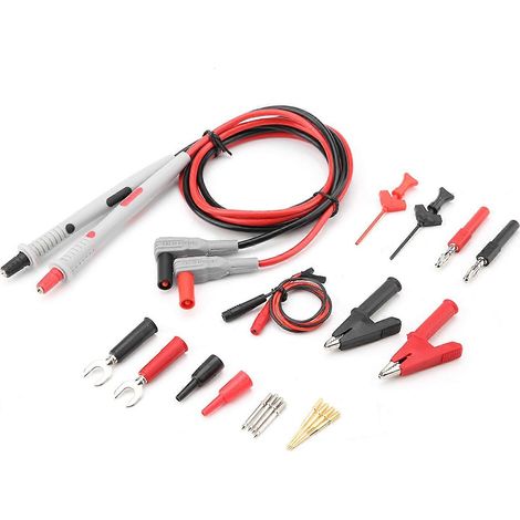 P1503D Multifunktions-Multimeter-Messleitungen mit Krokodilklemmen und austauschbaren Messspitzen