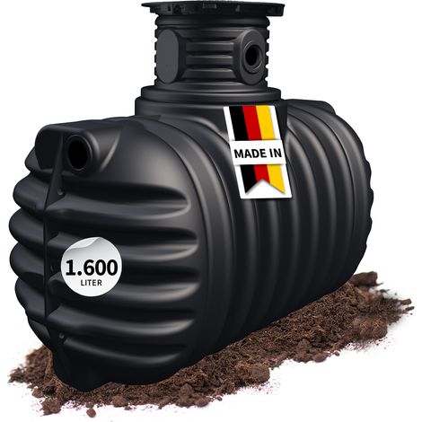 4rain COMPACT Erdtank 1600 Liter inkl. Schachtverlängerung