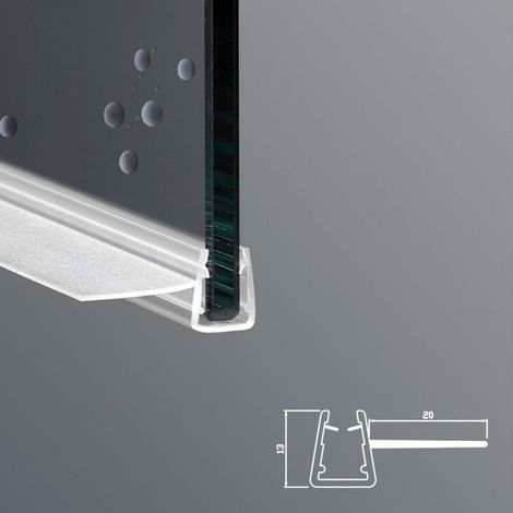 Guarnizione Box Doccia Ricambio Verticale  Vetro 6mm 8mm EC-20-314 (1/3)