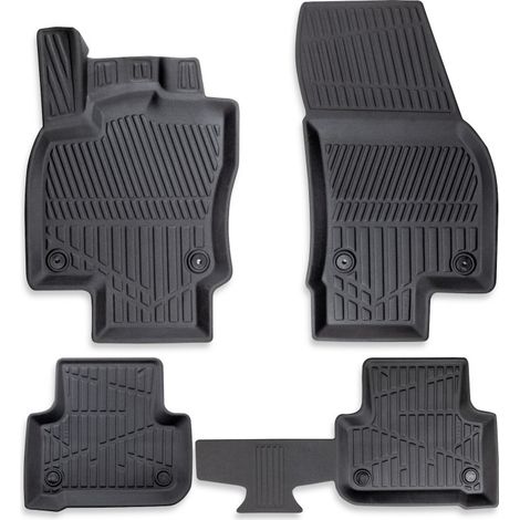 Komplettset 4 Stück 3D-Gummifußmatten für das Fahrzeuginnere Erpassan - VW TIGUAN II (2016–2023)