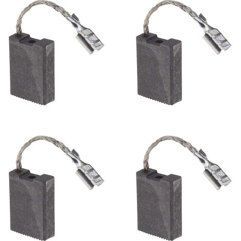 Lot de 2 paires de balais de charbon pour meuleuse d'angle - Avec arrêt automatique - 6 x 16 x 22 mm - Compatible avec GWS20-180 GWS20-230 (1/5)