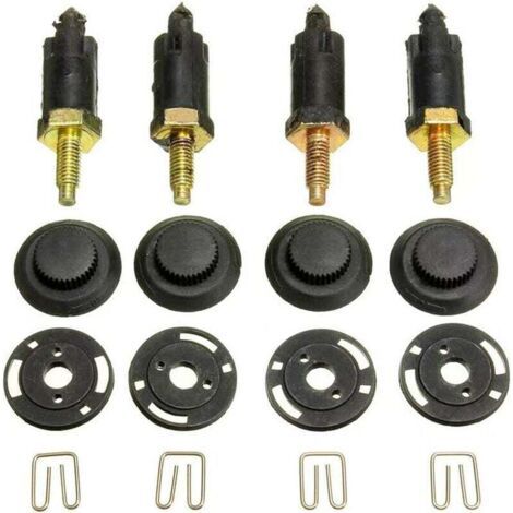 Kit di fissaggio per coperchio motore in 4 pezzi per motori 2.0 HDI, compatibile con Citroën Berlingo, C4, C5, Xantia, Xsara e Peugeot 206, 306, 307, 406, 607, 806, Expert, codice OEM 0137F6 13711 (cl