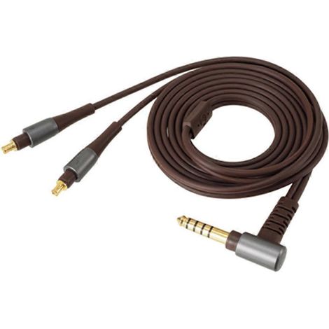 Câble audio de remplacement 4.4mm marron 120cm pour casques ATH-SR9, ES770H, ES750, ESW950 (1/4)