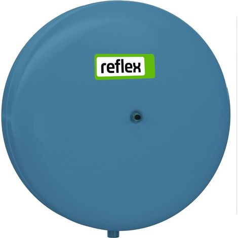 Reflex Refix C-DE Ausdehnungsgefäß MAG 8, Nennvolumen 8l, 10 bar, Diskusform, Edelstahl-Anschluss, Blau